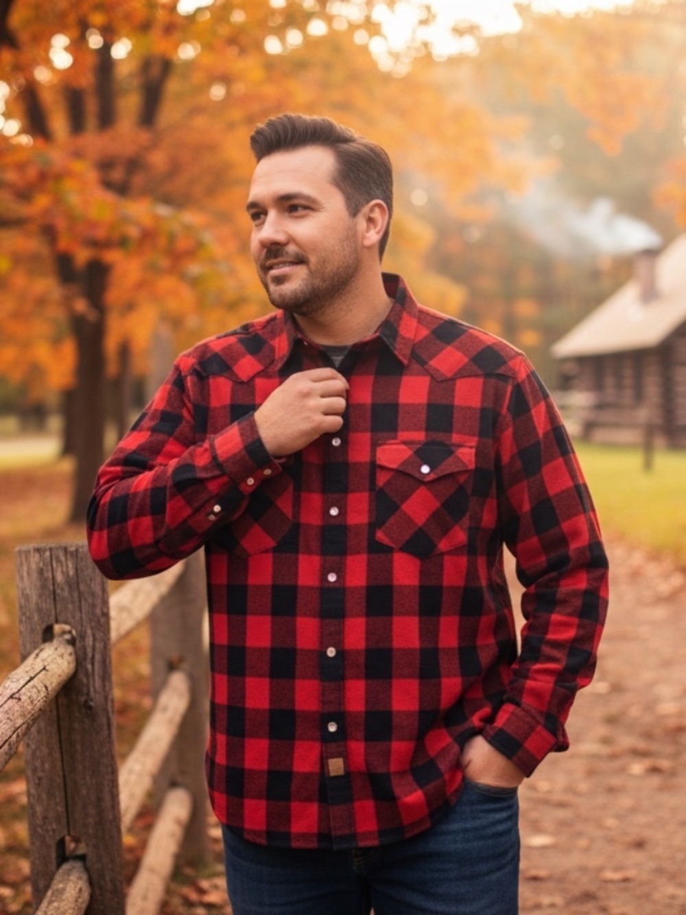 (New) DUBINIK customized version flannel shirt